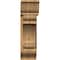 Ekena Millwork Olympic Traditional Rough Sawn Bracket w/ Offset Brace, Western Red Cedar, 8"W x 28"D x 28"H BKT0806X28X28OLY01RWR - alternate 3